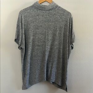 APT.9 Gray Mock Neck Sweater Top